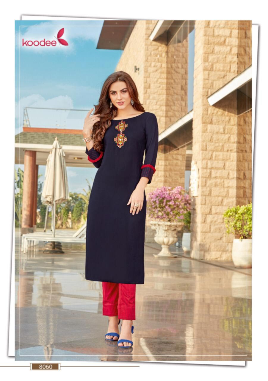 Koodee Instagirl Vol-3 Pant Kurti Supplier Koodee Instagirl Vol-3 Pant Kurti Supplier